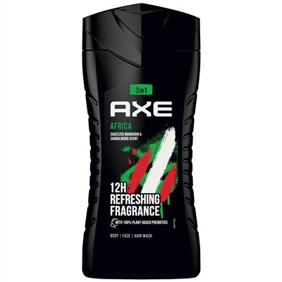 Гель для душа AXE AFRICA 3 в 1 250 мл
