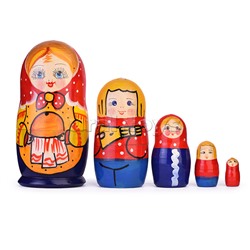 Матрешка Семья 5 в 1 (матушка)