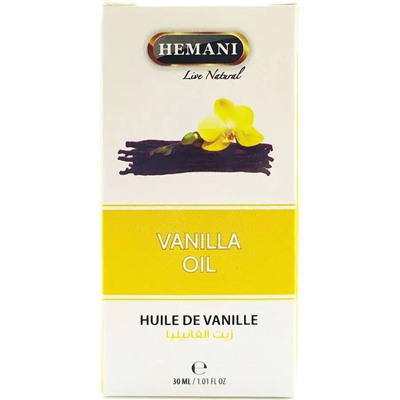 Hemani Vanilla Oil / Ванильное Масло 30 мл