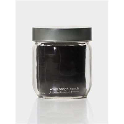 Банка для сыпучих «Вока», 380 мл, с металлической крышкой, стекло, прозрачная