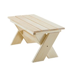 Лавка деревянная складная из липы «Добропаровъ» 60×30×30 см, для бани