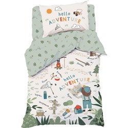 Постельное бельё 1.5-спальное «Этель» Hello, adventure, бязь