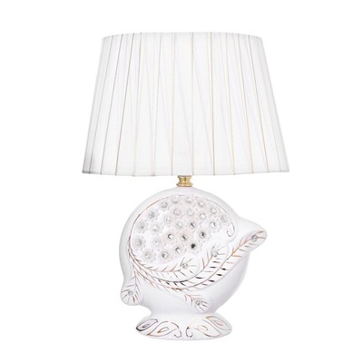 Настольная лампа «Новелла» Е14 40 Вт белый 28×40 см RISALUX