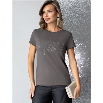 VILATTE Футболка D49.123