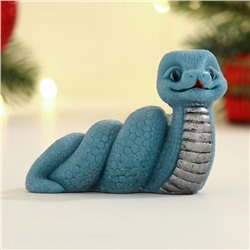 Фигурное мыло «Змейка Льдинка» синее, 50 г