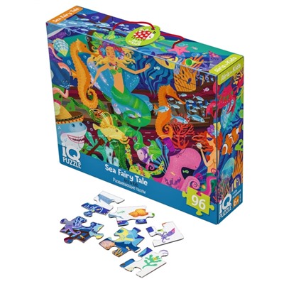 IQ Пазл с развивающей игрой 96 "Морская сказка" 6+ (new)
