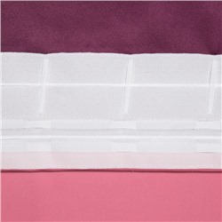 Штора блэкаут портьерная «Этель», 270×300 см, розовая