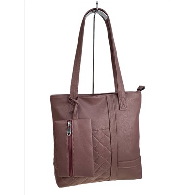 Женская сумка из искусственной кожи, цвет нежно розовый