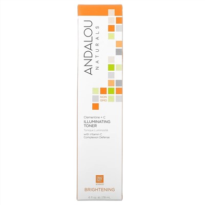 Andalou Naturals, осветляющий тоник с клементинами и витамином C, 178 мл (6 жидк. унций)