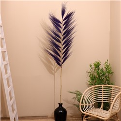 Сухоцвет на бамбуковом стебле, 250 см, фиолетовый