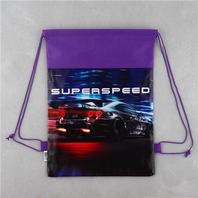 Мешок для обуви, Super speed, (нетканый материал) 41×30 см