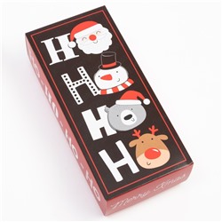 Носки женские новогодние KAFTAN Merry Xmas размер 36-40 (23-25 см), набор 5 пар