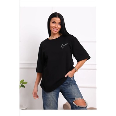 Футболка 813 с надписью на груди и на спине НАТАЛИ, 1133072