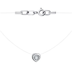 Колье из серебра леска, Л-29660