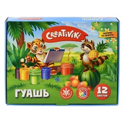 Гуашь 12цв 20мл КГ1220КР Creativiki