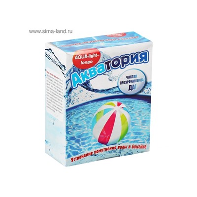 Средство для очистки воды в бассейне «Акватория» AQUA-light-longo, от водорослей, 500 г