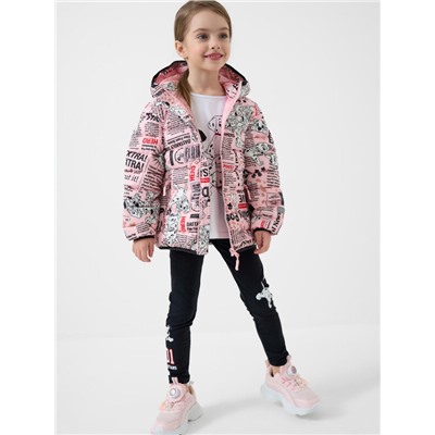Куртка текстильная с полиуретановым покрытием для девочек