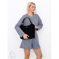 Сумка женская кожаная 9677MSS black Velina Fabbiano-Safenta  в Новосибирске