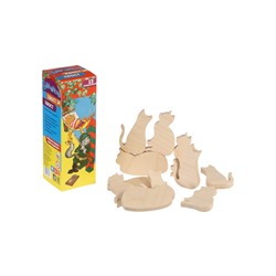 Настольная игра «Балансир. Кошкин дом», 12 элементов, МИКС