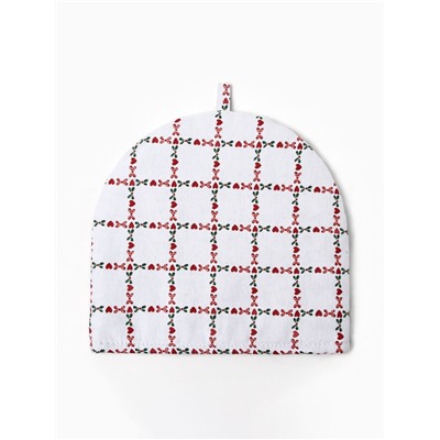 Грелка на чайник «Этель» Flower Cage, 28×28 см, 100% хлопок, рогожка 186 г/м²