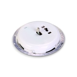 Садовая фигура - фонарь «Лотос», 28×28×9 см, для водоёмов, лиловая