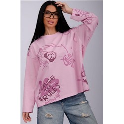 Лонгслив Свобода (Розовый)