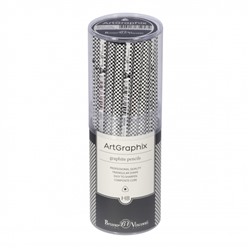 Карандаш пластиковый  "ArtGraphix.Шашечки" трехгранный НВ 21-0038/08 Bruno Visconti