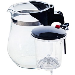 4025 Чайник заварочный 0,5л дав/клап стекло/нерж/ст/пластик MB (х24)