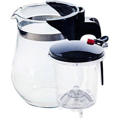 4025 Чайник заварочный 0,5л дав/клап стекло/нерж/ст/пластик MB (х24)