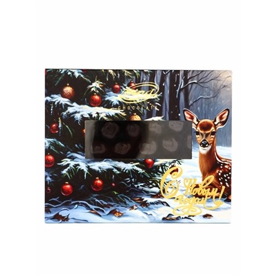 Шоколадное драже «Малина в темном шоколаде», Золотой Новый Год, 100 г