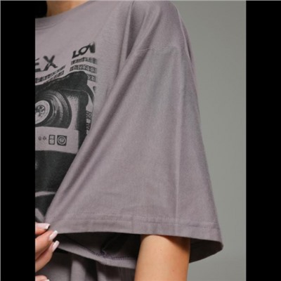 Футболка Блум (Серый)