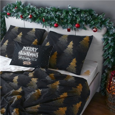 Постельное бельё дуэт «Этель» Golden Christmas, бязь
