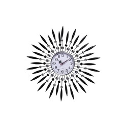 УЦЕНКА Часы настенные «Лучи-Перья», серия: Ажур, плавный ход, d=50 см, циферблат 14.5 см