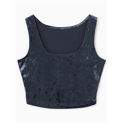 Топ домашний женский KAFTAN «Бархат», размер 48-50, серый