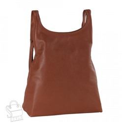 Рюкзак женский кожаный 9021VG brown Vitelli Grassi
