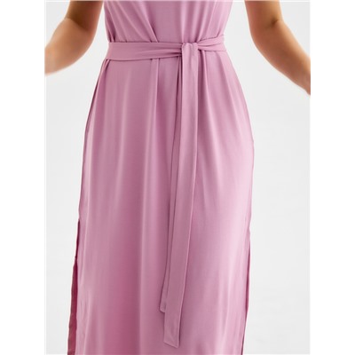 Сорочка миди ночная женская MINAKU: Home collection, розовая, размер 42