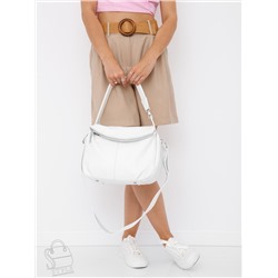 Сумка женская кожаная 0359C white Polina&Eiterou