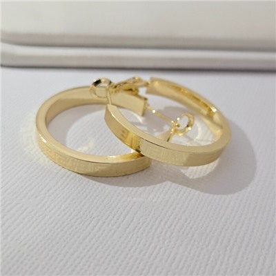 Серьги ювелирная бижутерия Итальянское золото (покрытие желтое 14к), арт.313.303