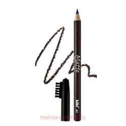 Kiki Карандаш для бровей eyebrow matte тон 67 серо-коричневый с щеточкой-расческой