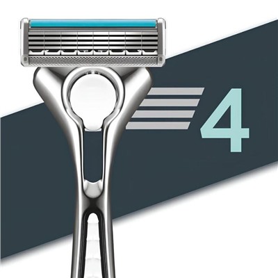 Кассеты для бритвы Schick (Wilkinson Sword) QUATTRO Titanium Precision Sensitive (4шт)