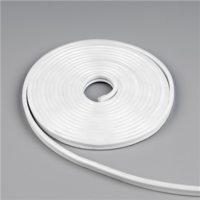 Гибкий неон Luazon Lighting 6×12 мм, IP65, 10 м, SMD2835, 120 LED/м, 12 В, свечение тёплое белое