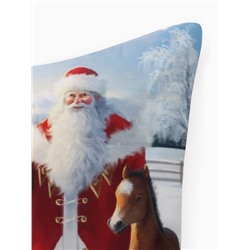 Подушка «Этель. Welcome to the New Year», 40×40 см, велюр