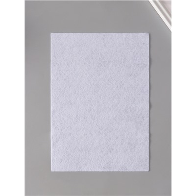 Фетр мягкий «Белый», 1 мм, (набор 10 листов), формат А4