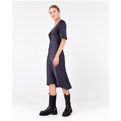 Платье миди женское MINAKU: Silk Pleasure, графит, размер 46