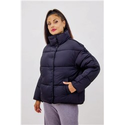 Стильная куртка Оверсайз арт.592 Евро-зима, демисезон (Черный)