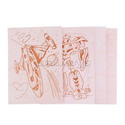 Электроприбор для выжигания по дереву «Вязь-10К»  (аппарат, 4 доски)