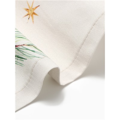 Дорожка на стол Этель Spruce mood 40×149 см, 100% хлопок, саржа 190 г/м², белая