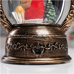 Фигура светодиодная «Дед Мороз» 26×14×12 см, от бат. батарейки ААx3 (не в комплекте), USB, свечение тёплое белое