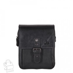 Сумка мужская кожаная 3010-1TR black Tough Ruder