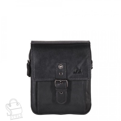 Сумка мужская кожаная 3010-1TR black Tough Ruder